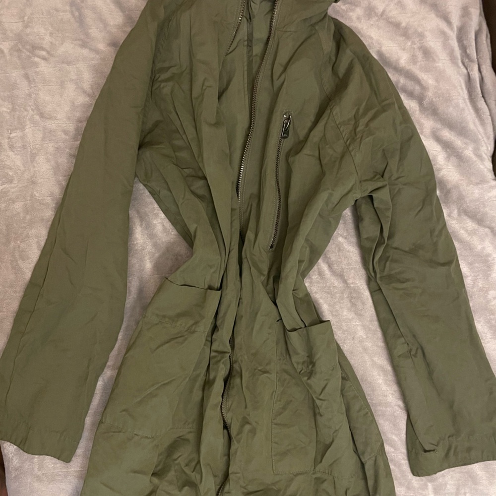 Green Trench Jacket